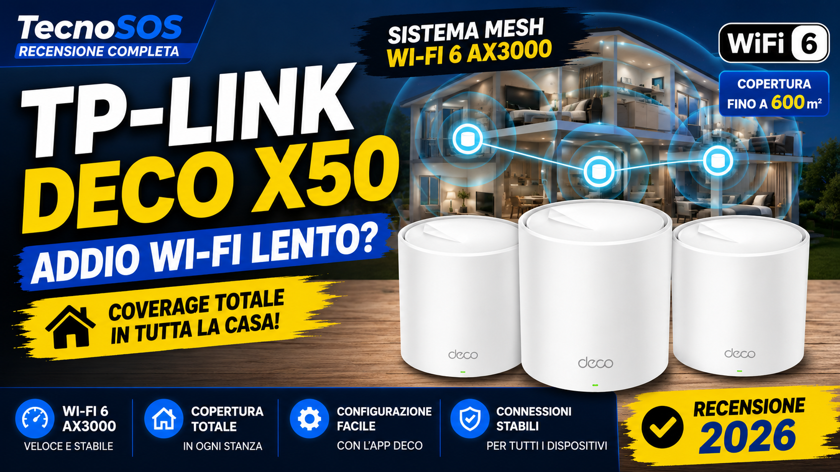 TP-Link Deco X50 Recensione: Addio Wi-Fi Lento in Casa