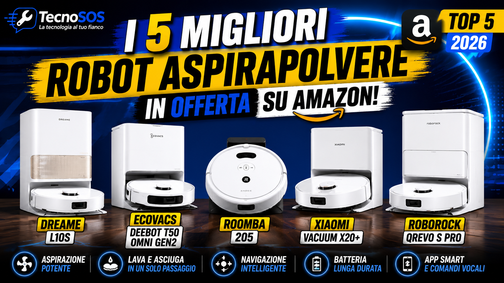 Quale Robot Aspirapolvere Comprare? Ecco le 5 Migliori Offerte Amazon