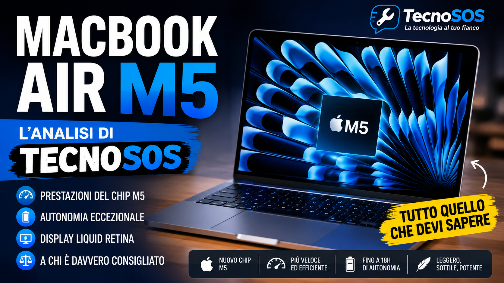 MacBook Air M5: l’analisi di TecnoSOS