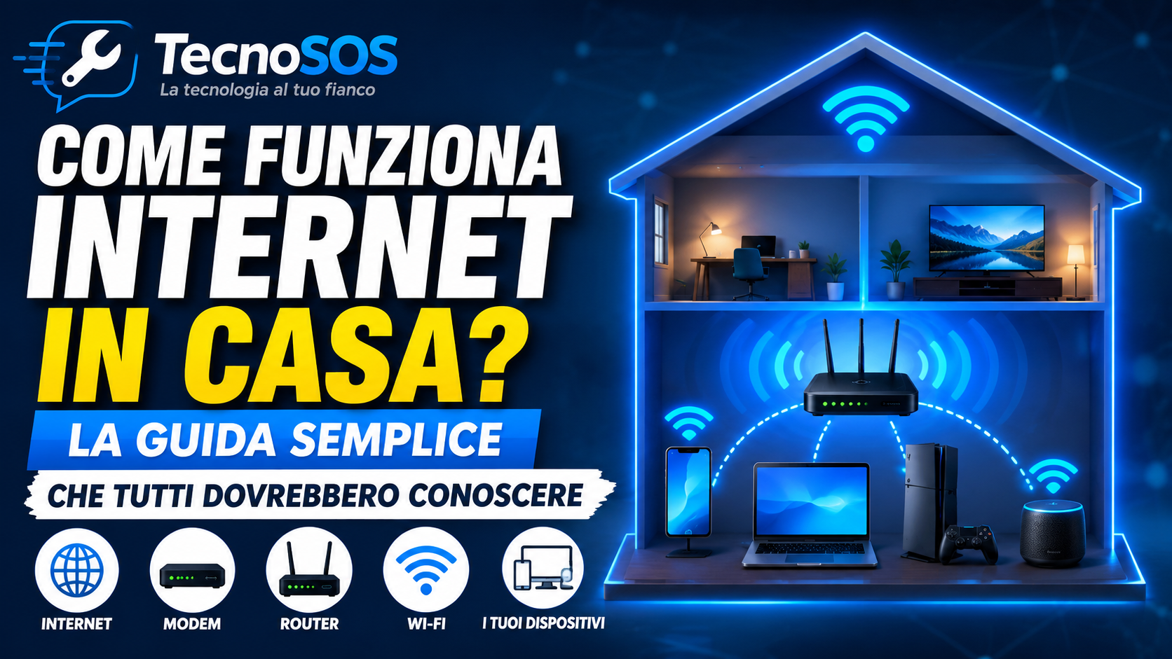 Come funziona Internet in casa? La guida semplice che tutti dovrebbero conoscere