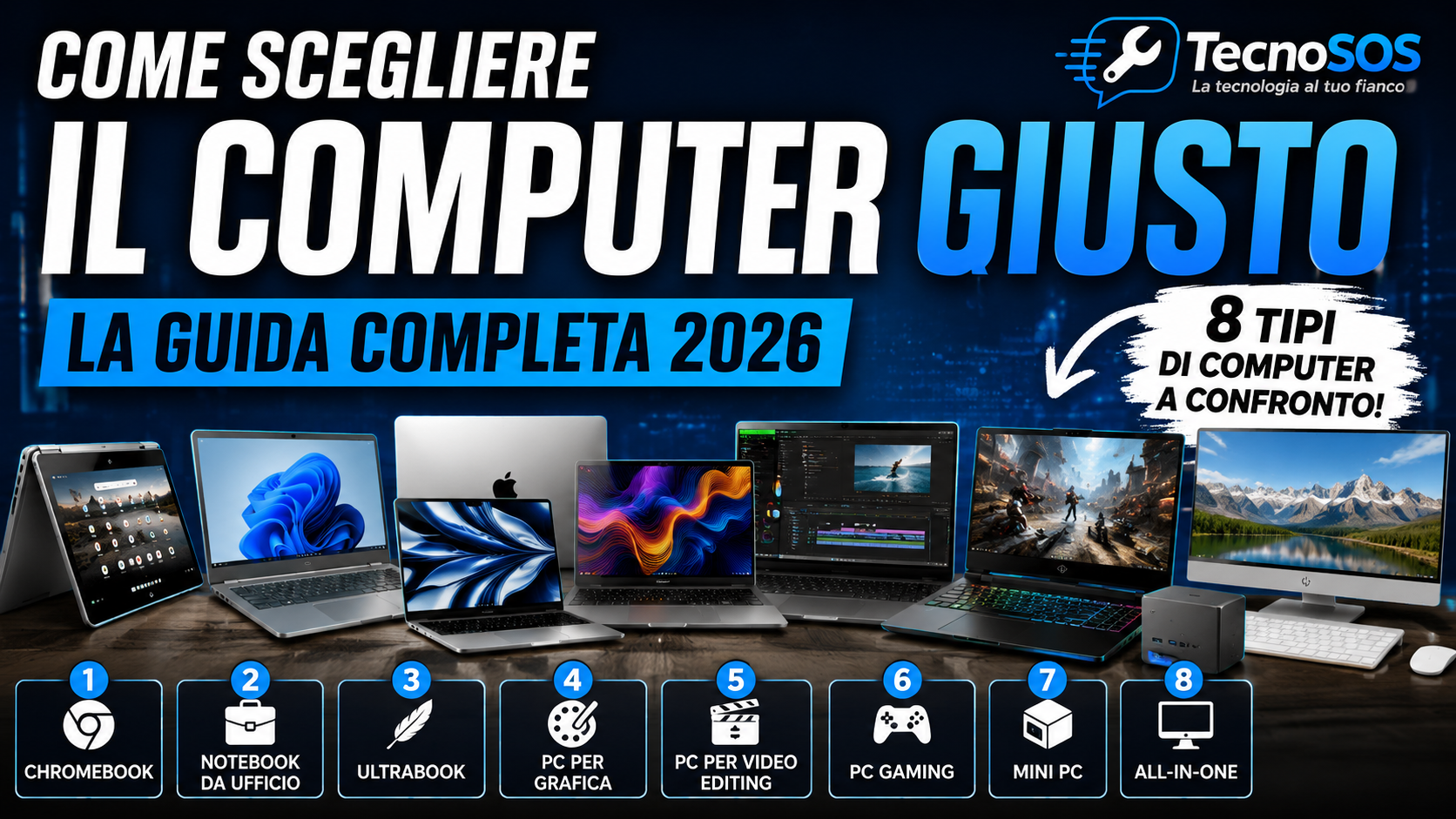 Come scegliere il computer giusto: la guida completa 2026