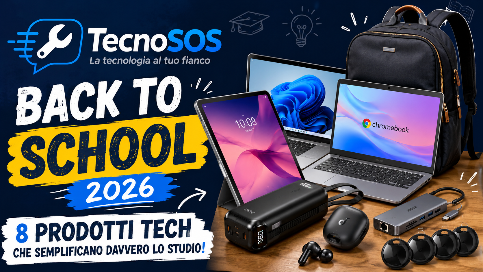 Back to School 2026: 8 prodotti tech che semplificano davvero lo studio